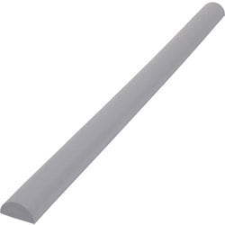 AC147 [カーボーイ 安心クッション半円型90cm ライトグレー]