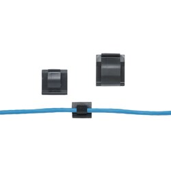 ACC19-AT-M0 [パンドウイット 固定具 コードクリップアクリル系粘着テープ付耐候性黒1000個入]