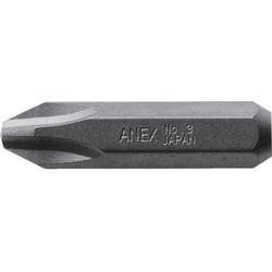 AK-21-3-36 [アネックス インパクトドライバー用ビット10本組+3×36 対辺8mm六角軸]