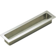 スガツネ工業 ステンレス鋼製 屑入投入口 角型 蓋無 細長タイプ (210-028-437) 1個 AN-SH026-HL
