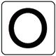 AS-25-15M [ユニット 配管ステッカー O（中） アルミ 60×60 10枚1組]