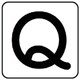 AS-25-17M [ユニット 配管ステッカー Q（中） アルミ 60×60 10枚1組]