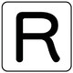 AS-25-18M [ユニット 配管ステッカー R（中） アルミ 60×60 10枚1組]