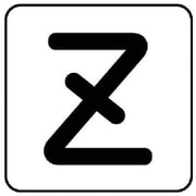 AS.25.26S [ユニット 配管ステッカー Z(小) アルミ 40×40 10枚組]