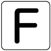 AS.25.6M [ユニット 配管ステッカー F(中) アルミ 60×60 10枚組]
