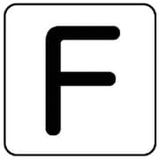 AS.25.6S [ユニット 配管ステッカー F(小) アルミ 40×40 10枚組]
