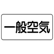 AS.3.10M [ユニット 配管ステッカー 一般空気(中) アルミ 60×120 10枚組]