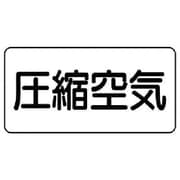 AS.3.9M [ユニット 配管ステッカー 圧縮空気(中) アルミ 60×120 10枚組]