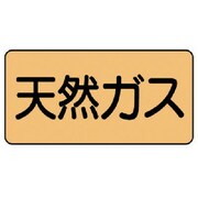 AS.4.19L [ユニット 配管ステッカー 天然ガス(大) アルミ 80×150 10枚組]