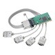 PCIバス専用 RS-232C拡張インターフェイスボード 4ポート RSA-PCI4P4