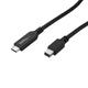 USB Type-C - Mini DisplayPort 変換ディスプレイアダプタケーブル 1.8m 4K/60Hz ブラック CDP2MDPMM6B