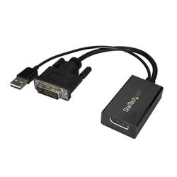 DVI - DisplayPort 変換ディスプレイアダプタ USBバスパワー対応 1920×1200 DVI2DP2