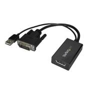 DVI - DisplayPort 変換ディスプレイアダプタ USBバスパワー対応 1920×1200 DVI2DP2