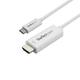 USB Type-C-HDMI変換ディスプレイケーブル 1m 4K/60Hz ホワイト CDP2HD1MWNL