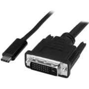 USB Type-C-DVI変換ディスプレイケーブル 2m 1920×1200対応 ブラック CDP2DVIMM2MB