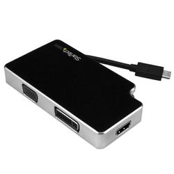 3in1 USB Type-C接続マルチディスプレイアダプタ USB-C - VGA/ DVI/ HDMI変換アダプタ 4K対応 CDPVGDVHDB