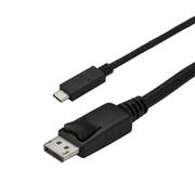 CDP2DPMM1MB [USB Type-C - DisplayPort 変換ディスプレイ アダプタケーブル 1m 4K/60Hz ブラック]