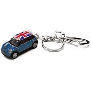 キーチェーン ミニクーパー ブルー UK [キャラクターグッズ]