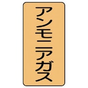 AST-4-13M [ユニット 配管ステッカー アンモニアガス(中) 120×60 10枚組]
