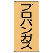 AST-4-5M [ユニット 配管ステッカー プロパンガス(中) アルミ 120×60 10枚組]