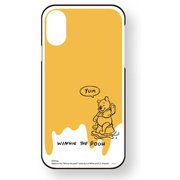 DN-628A [iPhone XS/X ハイブリッドケース くまのプーさん はちみつ]