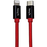 Type-C to Lghtning 0.5m メッシュケーブル レッド FUSB-CLP05RD