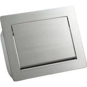 スガツネ工業 ステンレス鋼製 ダンパー付屑入投入口 AZ-GD232-HL 蓋付 傾斜面取付タイプ PAT (210-032-975) 1個 AZ-GD232-HL