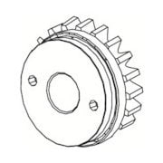白光 従動プーリー組品 0.6mm B2109