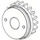 白光 従動プーリー組品 0.8mm B2110