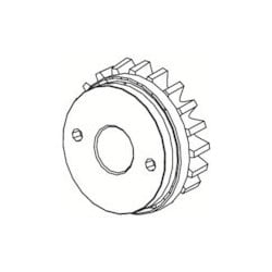 白光 従動プーリー組品 1.2mm B2112