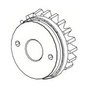 白光 従動プーリー組品 1.2mm B2112