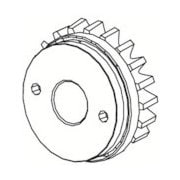 白光 従動プーリー組品 1.6mm B2113