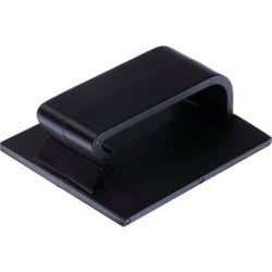 BEC75-A-T20 [パンドウイット 固定具 コードクリップ ゴム系粘着テープ付き 黒]