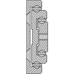 スガツネ工業 アルミ合金製 スライドレール CBL-D444 （190-116-404） 1本 CBL-D444-500