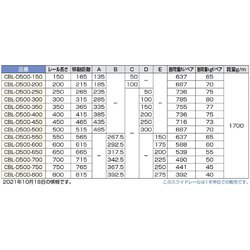 ヨドバシ.com - スガツネ工業 CBL-D500-350 [スガツネ工業 アルミ合金