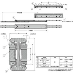 ヨドバシ.com - スガツネ工業 CBL-E1700-1000 [スガツネ工業 スライド