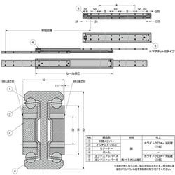 ヨドバシ.com - スガツネ工業 CBL-E1700-1100 [スガツネ工業 スライド