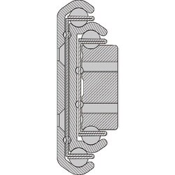 スガツネ工業 スライドレール CHAMBRELAN シャンブレラン CBL-RA9型 超重量用 （190-025-347） 1本 CBL-RA9-1300