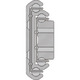 スガツネ工業 スライドレール CHAMBRELAN シャンブレラン CBL-RA9型 超重量用 （190-025-340） 1本 CBL-RA9-900