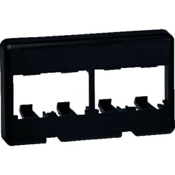 CFFP4BL [パンドウイット 4ポート用家具用プレート 黒]