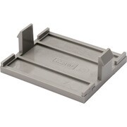パンドウイット 1/2サイズブランクアダプタ枠 ライトグレー (10個入) CHB2IG-X