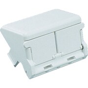 CHS2SIW-X [パンドウイット 1/2サイズ2ポート用傾斜型シャッター付きアダプタ枠(10個入)]