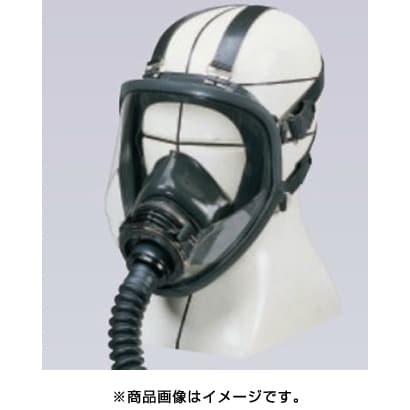 シゲマツ 送気マスク用全面形面体 CS-1【816-7274】：オレンジ便利+