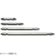 E4D065-P02B [コーケン プラス両頭ビット(ブリスターパック入) 全長65mm No.2 5本入]