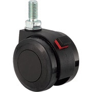 FPU55N10SR [スガツネ工業 エラストマー車キャスター FPU55N型 ねじ込みタイプ （200-133-290） 1個]
