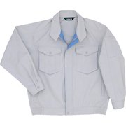 帯電防止 男女共用E/Cブルゾン シルバーグレー 3L [ミドリ安全 帯電防止 男女共用E/Cブルゾン シルバーグレー 3L]