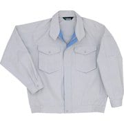 帯電防止 男女共用E/Cブルゾン シルバーグレー L [ミドリ安全 帯電防止 男女共用E/Cブルゾン シルバーグレー L]