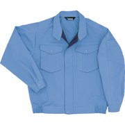 帯電防止 男女共用E/Cブルゾン ライトブルー 5L [ミドリ安全 帯電防止 男女共用E/Cブルゾン ライトブルー 5L]