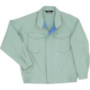 帯電防止 男女共用E/Cブルゾン ライトグリーン 5L [ミドリ安全 帯電防止 男女共用E/Cブルゾン ライトグリーン 5L]