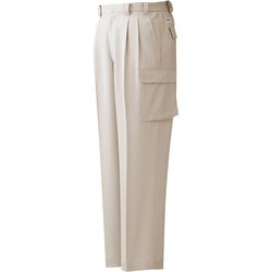 タイデンボウシ ウラメン カーゴスラックス アイボリー L [ミドリ安全 帯電防止 裏綿 カーゴスラックス アイボリー L]